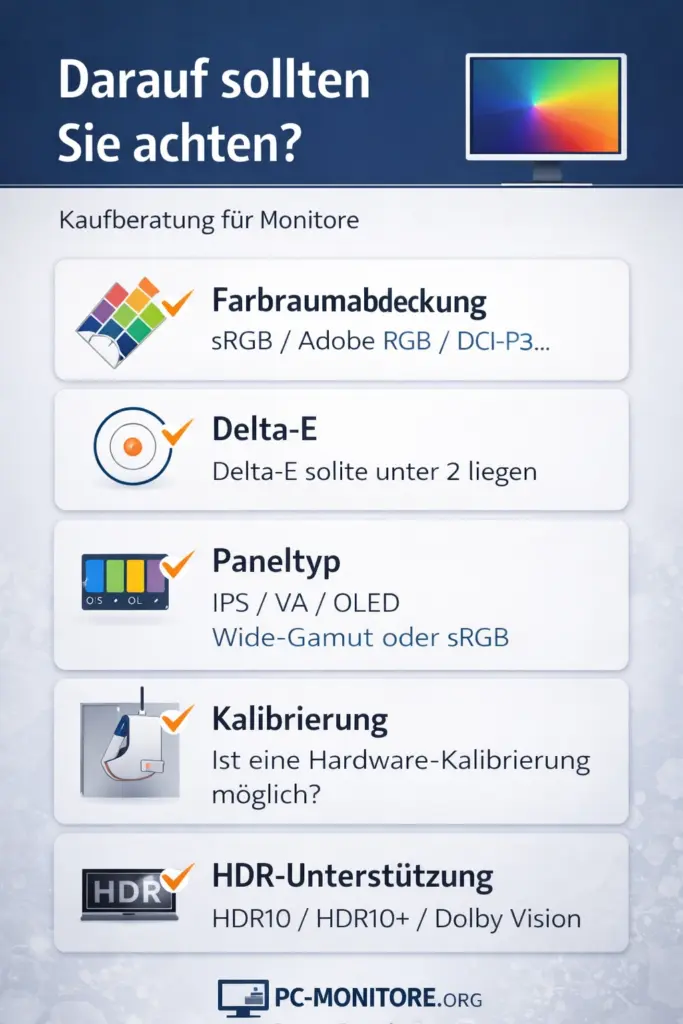 Farbräume bei PC-Monitoren