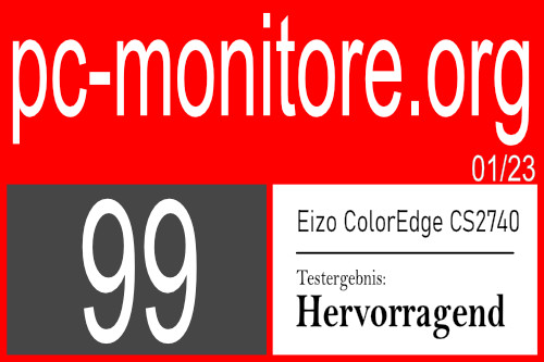 Testergebnis Eizo ColorEdge CS2740